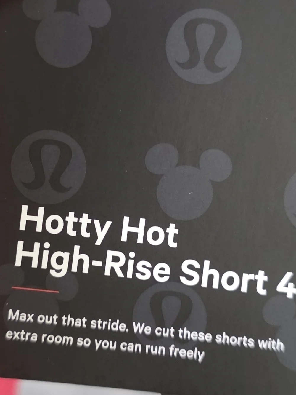 NWT Disney x lululemon Hotty Hot High-Rise Short 4